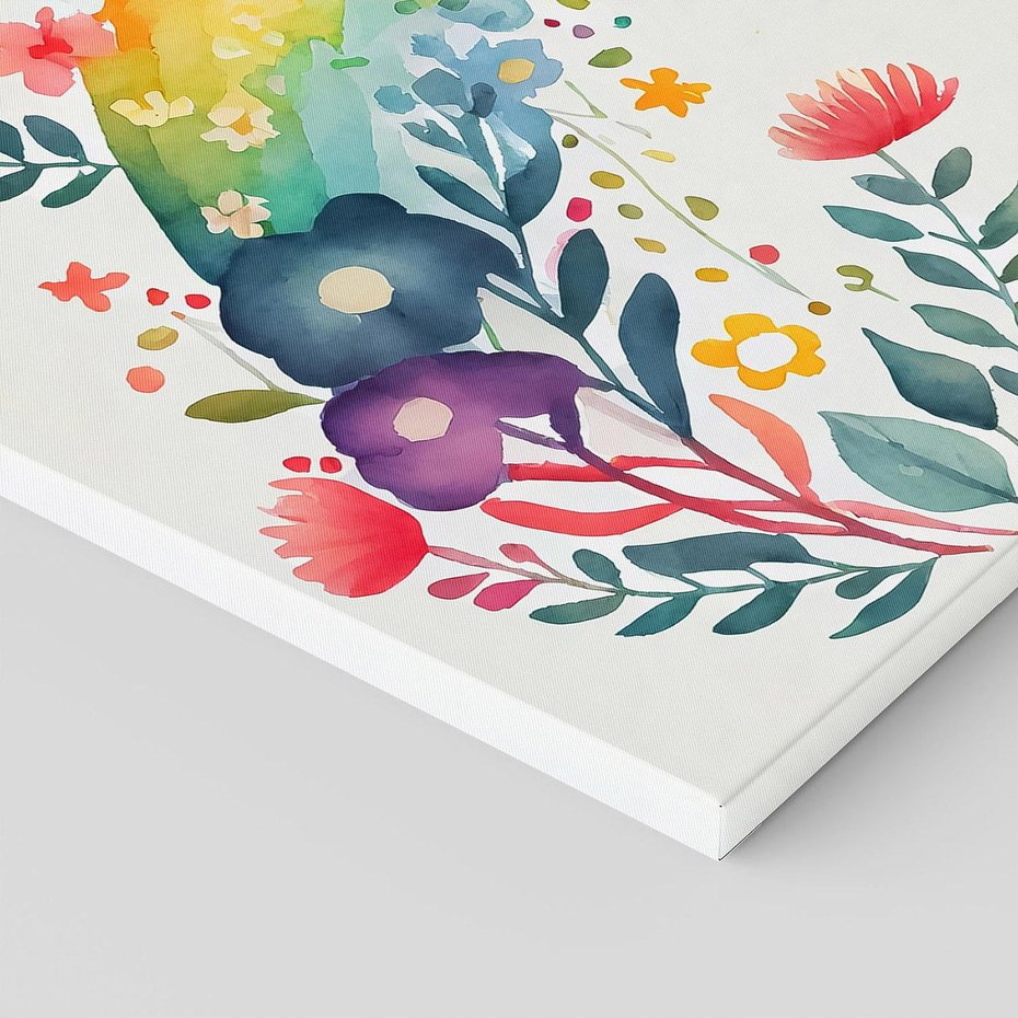 Obraz na płótnie 100x70 - Świat Kolorów - obraz pokój dziecka, dziewczynki