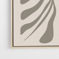 Obraz w ramie 70x100 - Zaklęte Kształty - nowoczesna sztuka, plakat modern - rama drewno