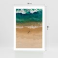Plakat bez ramy 21x30 - Oaza Relaksu - plaża, morze