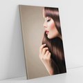 Obraz na płótnie 50x70 - Piękno fryzury - włosy, fryzura