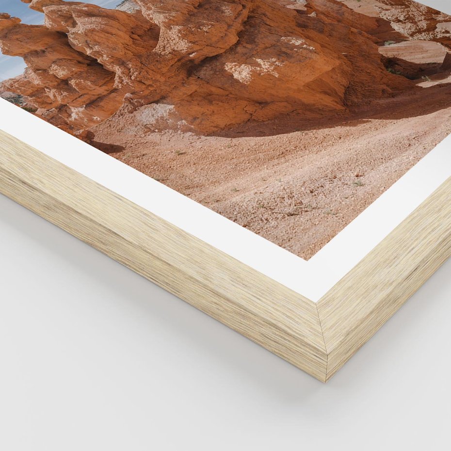 Plakat w ramie 40x50 - Spektakularne Formacje Naturalne - kanion, pustynia - rama drewno