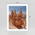 Plakat bez ramy 40x50 - Spektakularne Formacje Naturalne - kanion, pustynia