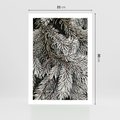 Plakat bez ramy 21x30 - Cisza Zimowej Natury - zima, iglaste gałązki