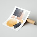 Plakat bez ramy 30x40 - Geometria w Abstrakcji - abstrakcja, proste formy