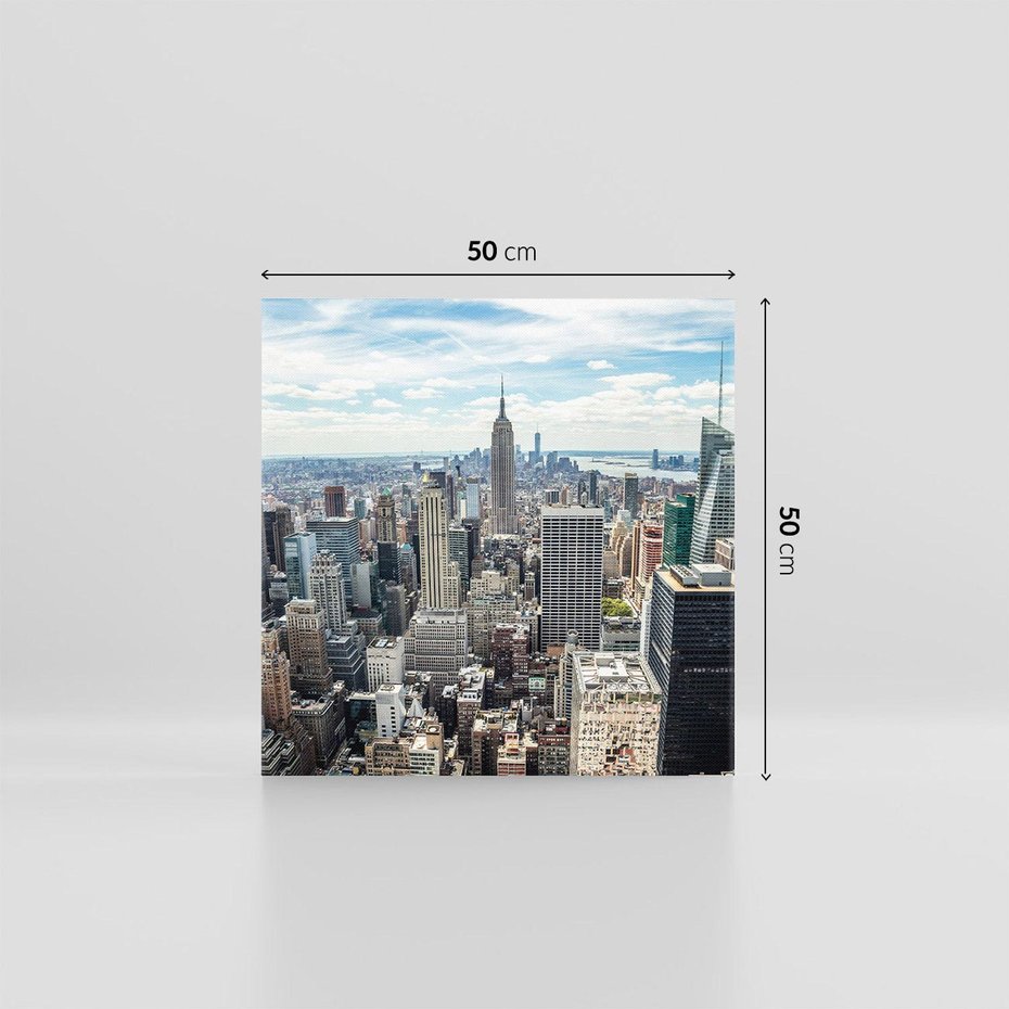 Obraz na płótnie 50x50 - Duch Nowego Jorku - Manhattan, Nowy Jork