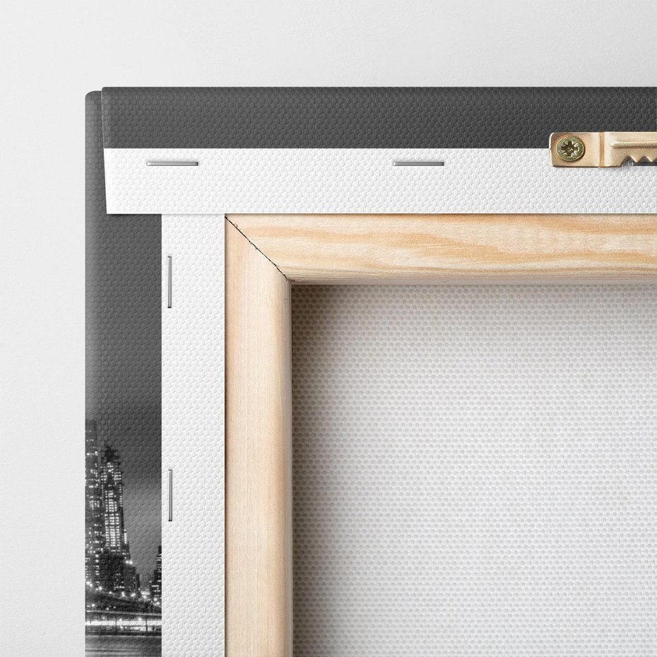 Obraz na płótnie 70x50 - Miasto, które nie Śpi - most, Nowy Jork