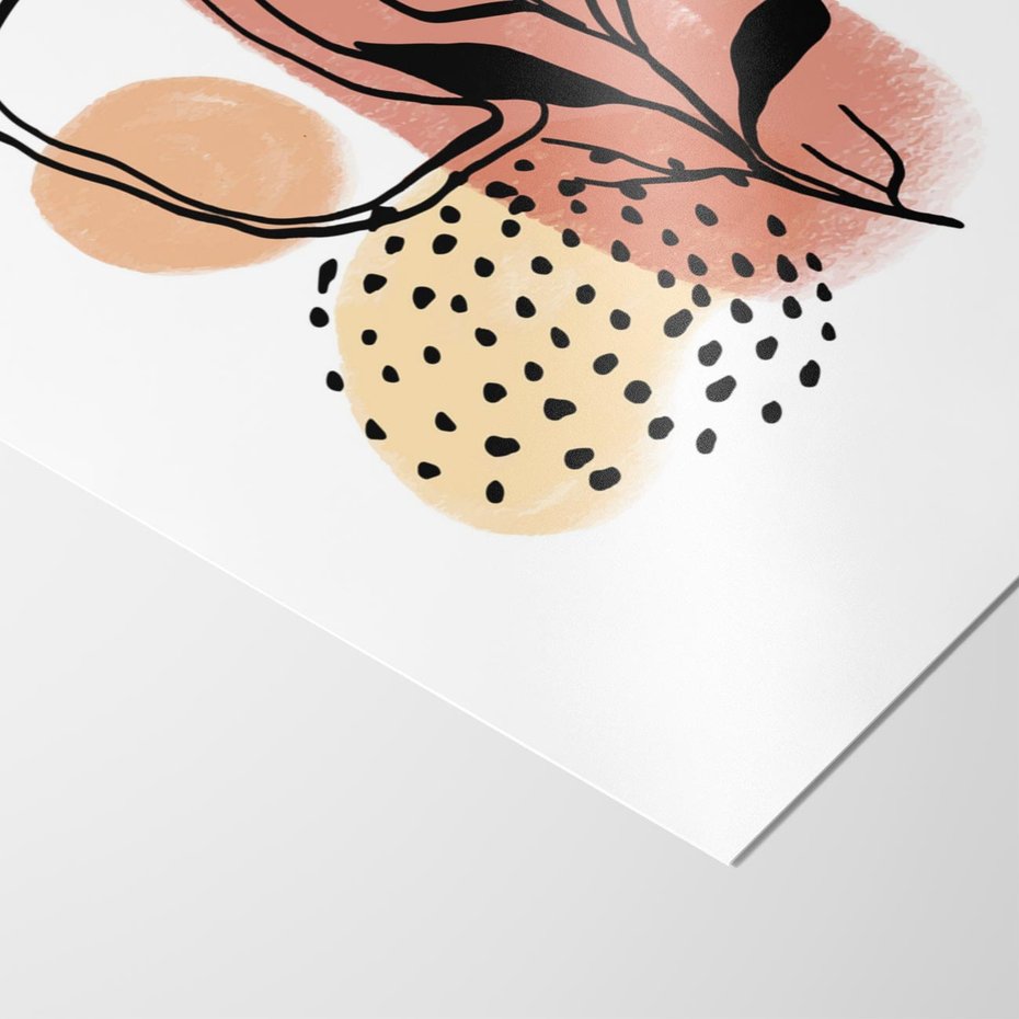 Plakat bez ramy 30x40 - Migotliwe Harmonie - abstrakcja, sztuka nowoczesna