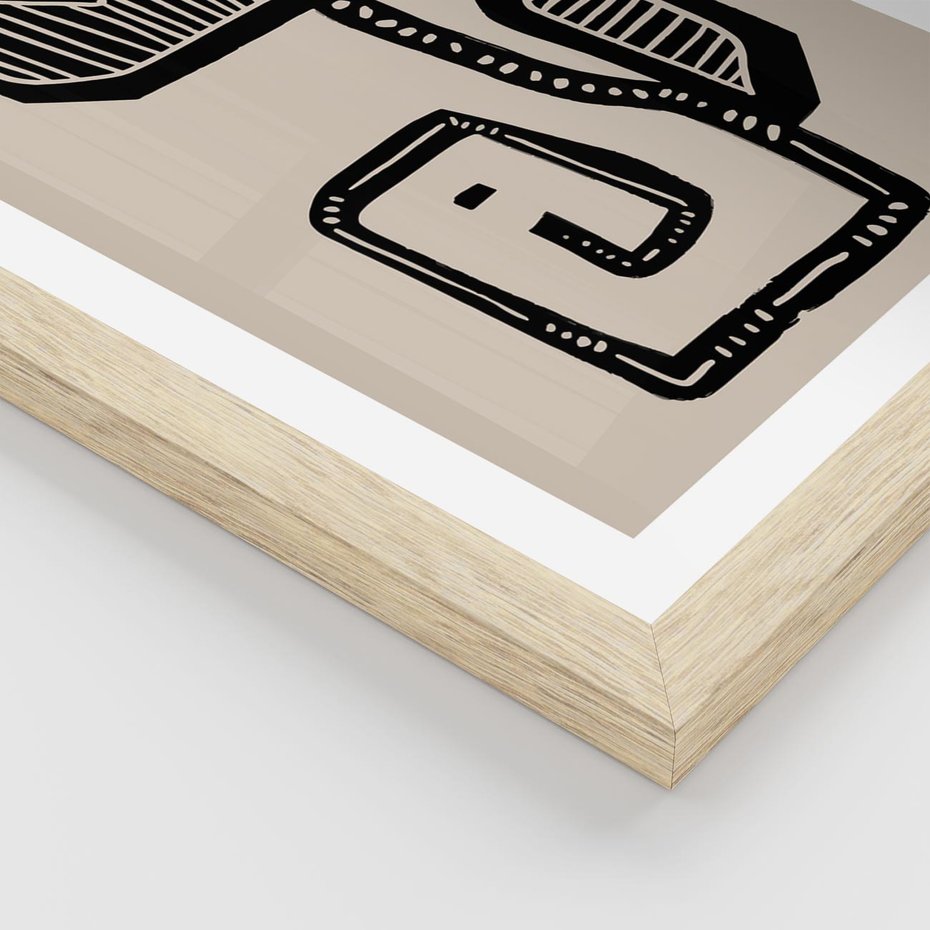 Plakat w ramie 40x50 - Migotliwa Symfonia Kwiatu - kwiat, nowoczesna grafika - rama drewno