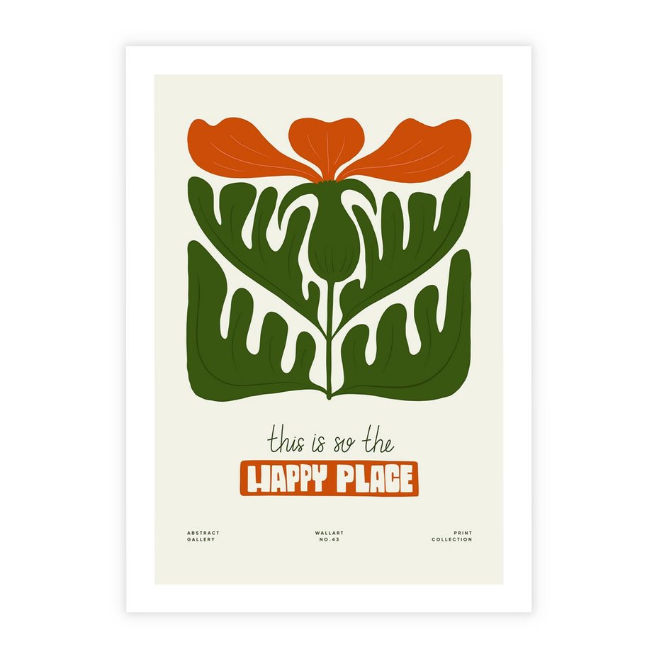 Plakat bez ramy 40x50 - Rozkwitająca Gra - kwiaty, nowoczesny plakat