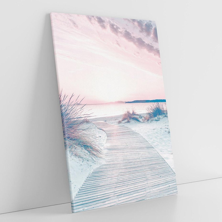 Obraz na płótnie 50x70 - Magia Zachodu Słońca - fotografia, stonowane kolory