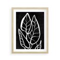 Plakat w ramie 40x50 - Lustrzane Odbicie - mroczna sztuka, minimalizm - rama drewno