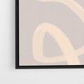 Obraz w ramie 70x100 - Nowoczesne Odbicia - minimalistyczny obraz, nowoczesny - rama czarna