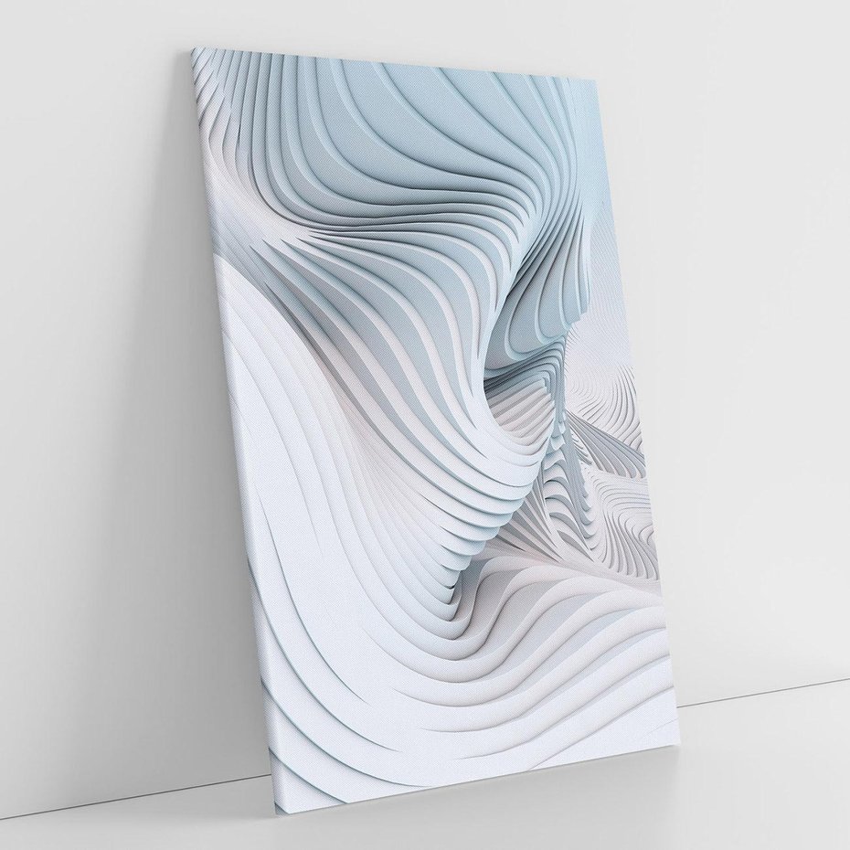 Obraz na płótnie 70x100 - Abstrakcyjne Przestrzenie - geometria, 3D