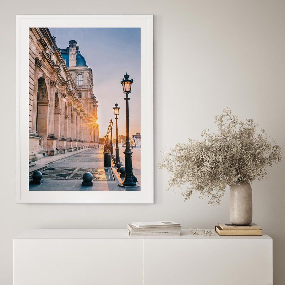 Plakat bez ramy 30x40 - Magiczne spacery - uliczka, perspektywa