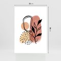 Plakat bez ramy 21x30 - Migotliwe Harmonie - abstrakcja, sztuka nowoczesna