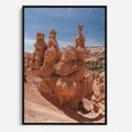 Obraz w ramie 50x70 - Spektakularne Formacje Naturalne - kanion, pustynia - rama czarna
