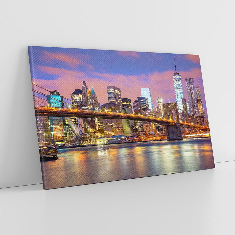 Obraz na płótnie 70x50 - ikona Nowego Jorku - most, Nowy Jork