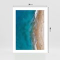 Plakat bez ramy 30x40 - Spokój nad morzem - morze, plaża