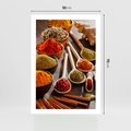Plakat bez ramy 50x70 - Smakowite Aromaty - przyprawy, kuchnia