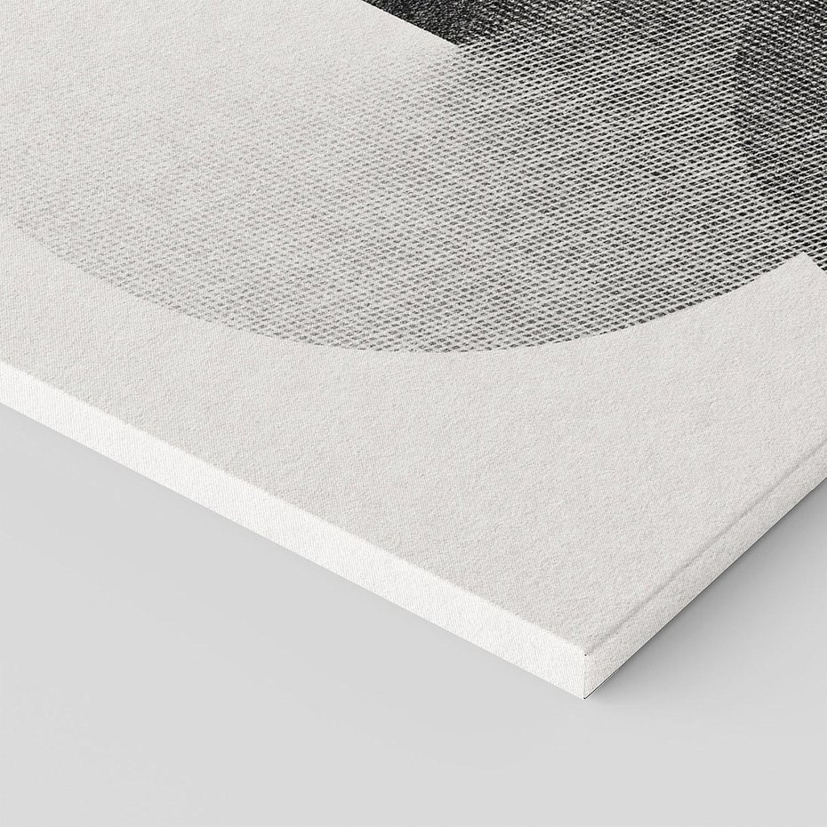 Obraz na płótnie 150x50 - Taniec Szarych Okręgów - graficzne, geometryczne kształty