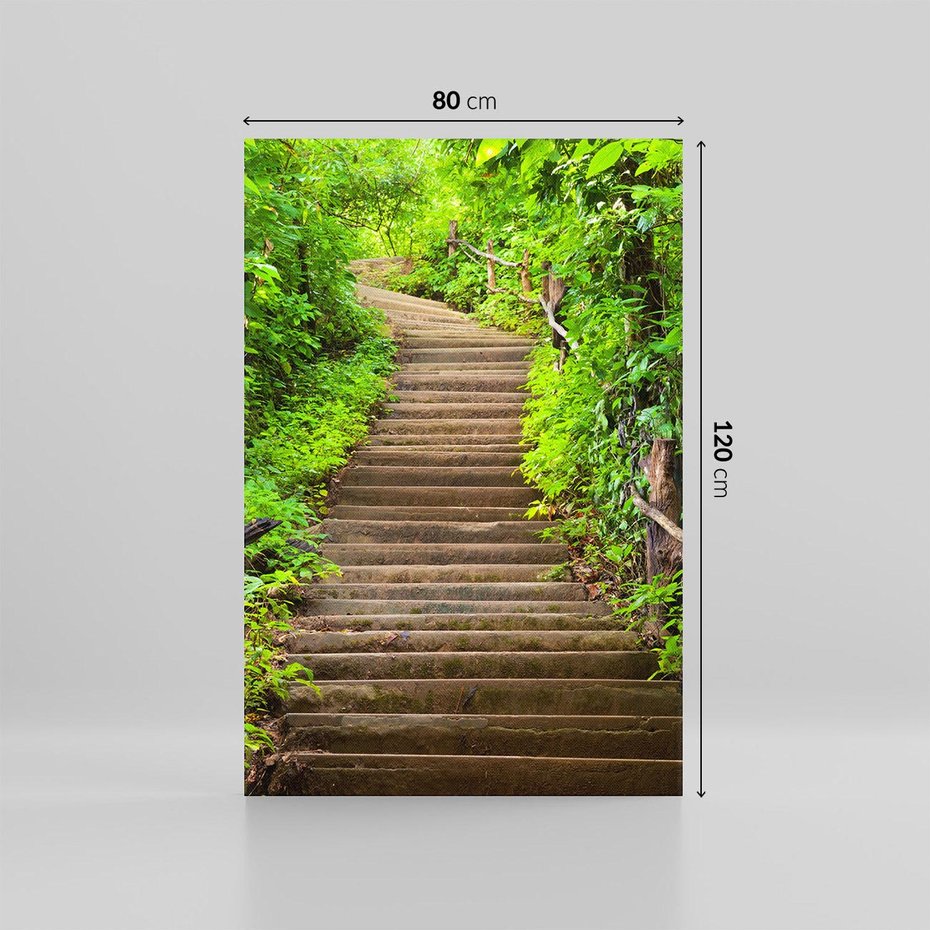 Obraz na płótnie 80x120 - Magia Leśnej Ścieżki - ścieżka, w lesie