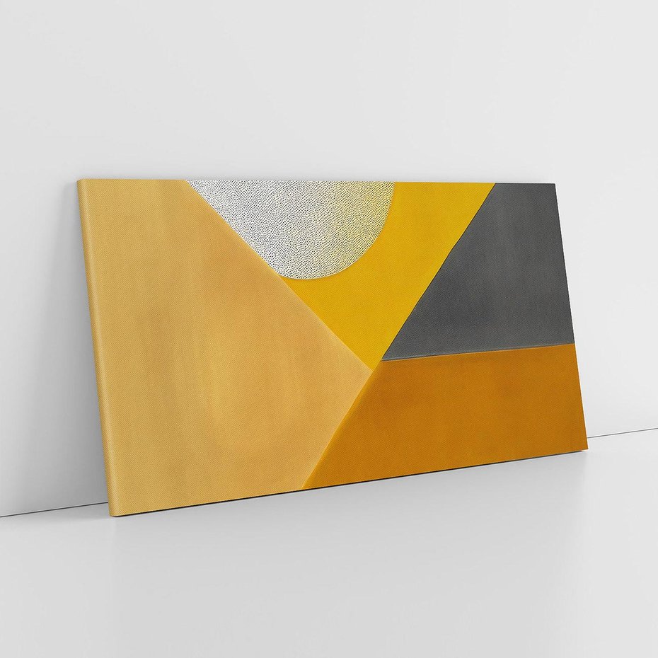 Obraz na płótnie 120x60 - Harmonia migoczących ognisk - intensywne ciepłe kolory, słoneczny żółty