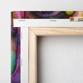 Obraz na płótnie 60x60 - Abstrakcyjna refleksja człowieka - człowiek, abstrkacja