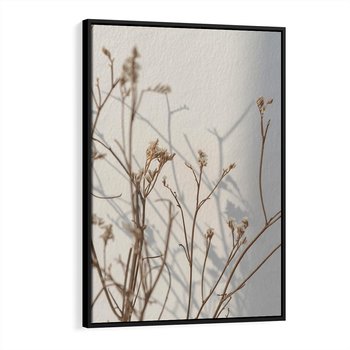Obraz w ramie 50x70 - Boho gałązki suche - gałązki, suche - rama czarna