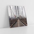 Obraz na płótnie 40x40 - Nowoczesna Linia - most, nowoczesna