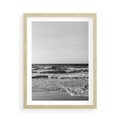 Plakat w ramie 50x70 - Słuchaj Śpiewu Fal - morze, fale - rama drewno