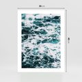 Plakat bez ramy 30x40 - Potęga Natury: Wzburzone Fale Oceanu - wzburzone fale oceanu