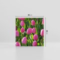 Obraz na płótnie 30x30 - Tulipanowa harmonia - tulipany, kwiaty