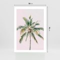 Plakat bez ramy 50x70 - Błogość Tropików - palma, tropiki