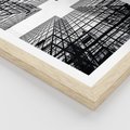 Plakat w ramie 40x50 - Czar i Wielkość - wieżowce, architektura - rama drewno