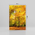 Obraz na płótnie 70x100 - Urok jesiennego lasu - las, drzewa