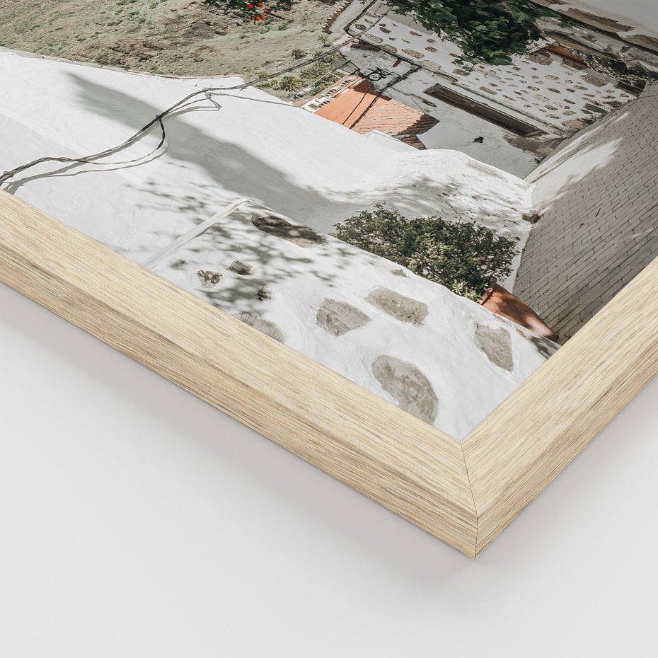 Zestaw obrazy w ramie 50x70 galeria - Włochy, południe, podróż, wakacje - rama drewno