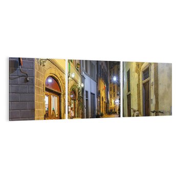 Obraz na płótnie 120x40 - Toskańska uliczka: włoski urok - Włochy, Toskania