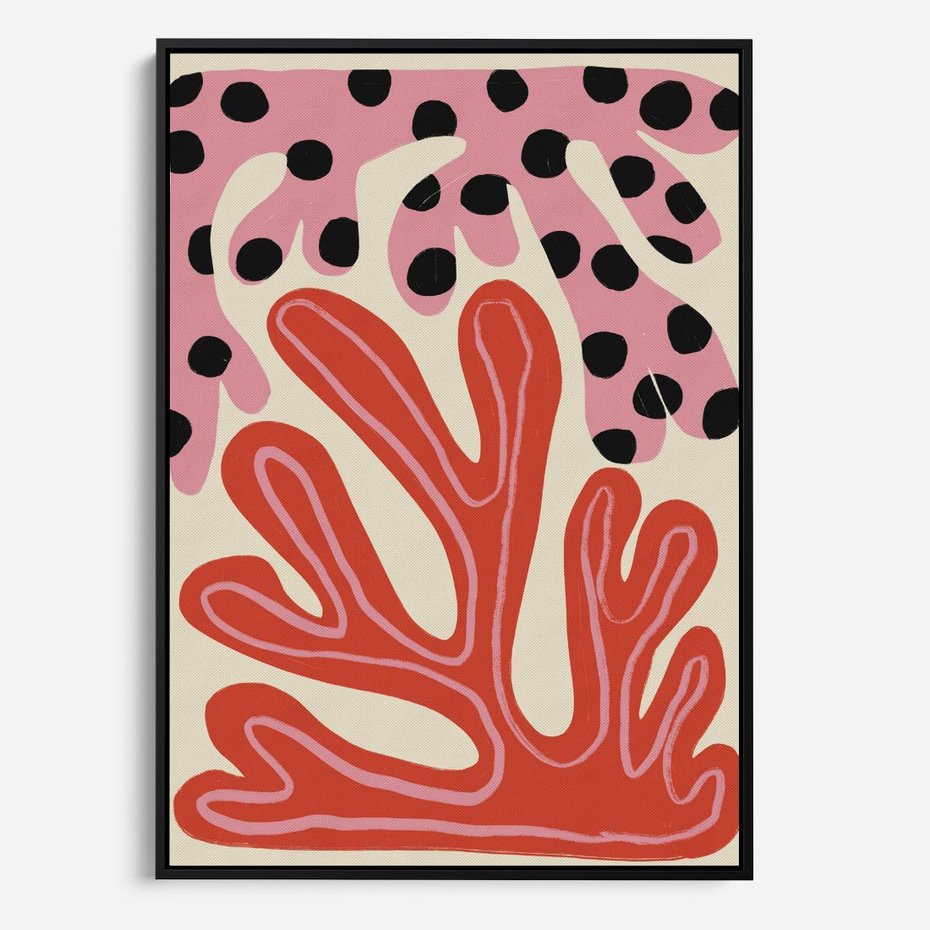 Obraz w ramie 70x100 - Księga Pastelowych Impulsów - abstrakcyjny obraz, plakat - rama czarna