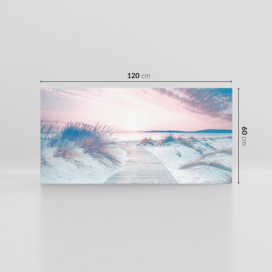 Obraz na płótnie 120x60 - Magia Zachodu Słońca - fotografia, stonowane kolory