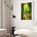 Plakat bez ramy 30x40 - Współistnienie z naturą - drzewa, las