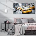 Obraz na płótnie 140x70 - Wszystkie światła prowadzą do Nowego Jorku - TAXI, NY