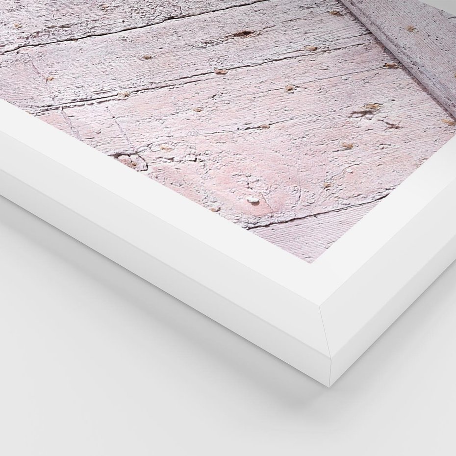 Plakat w ramie 40x50 - Nowoczesna Elegancja - beton, struktura - rama biała