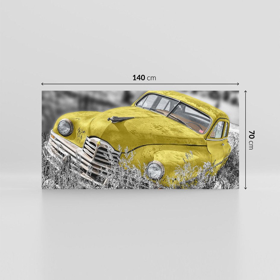 Obraz na płótnie 140x70 - Retro Auto: Wspomnienie Minionych Czasów - samochód, auto