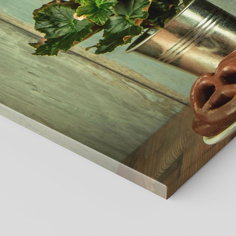 Obraz na płótnie 140x70 - Retro Radio z Kwiatami - Harmonia Nostalgii - retro, radio