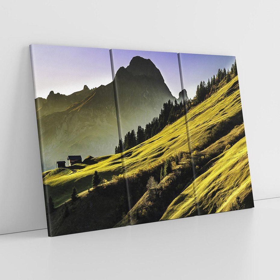 Obraz na płótnie 120x80 - Górski las magia przyrody - góry, las