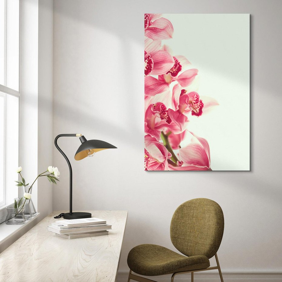 Obraz na płótnie 80x120 - Orchidea - delikatne kwiaty - orchidea, kwiaty