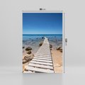 Obraz na płótnie 80x120 - Oaza spokoju - plaża, morze