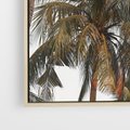 Obraz w ramie 120x80 - Palmy - tęsknota za Hawajami - palmy, Hawaje - rama drewno