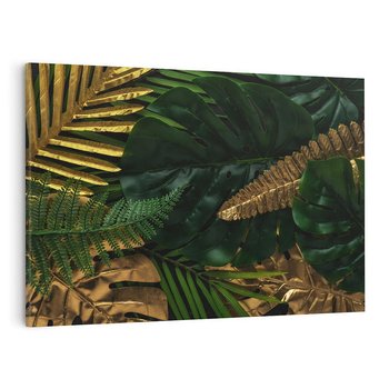 Obraz na płótnie 120x80 - Monstera Liście Kwiat - monstera, liście