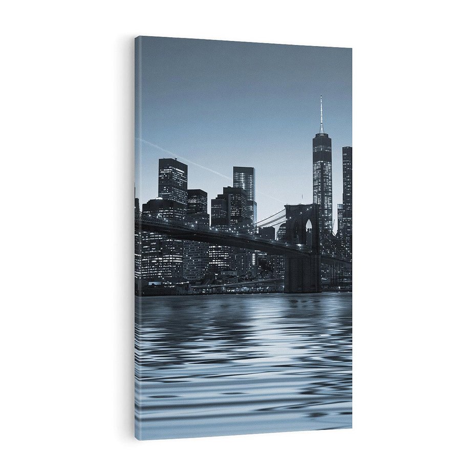 Obraz na płótnie 70x100 - Nocne pejzaże miasta - miasto, nocą